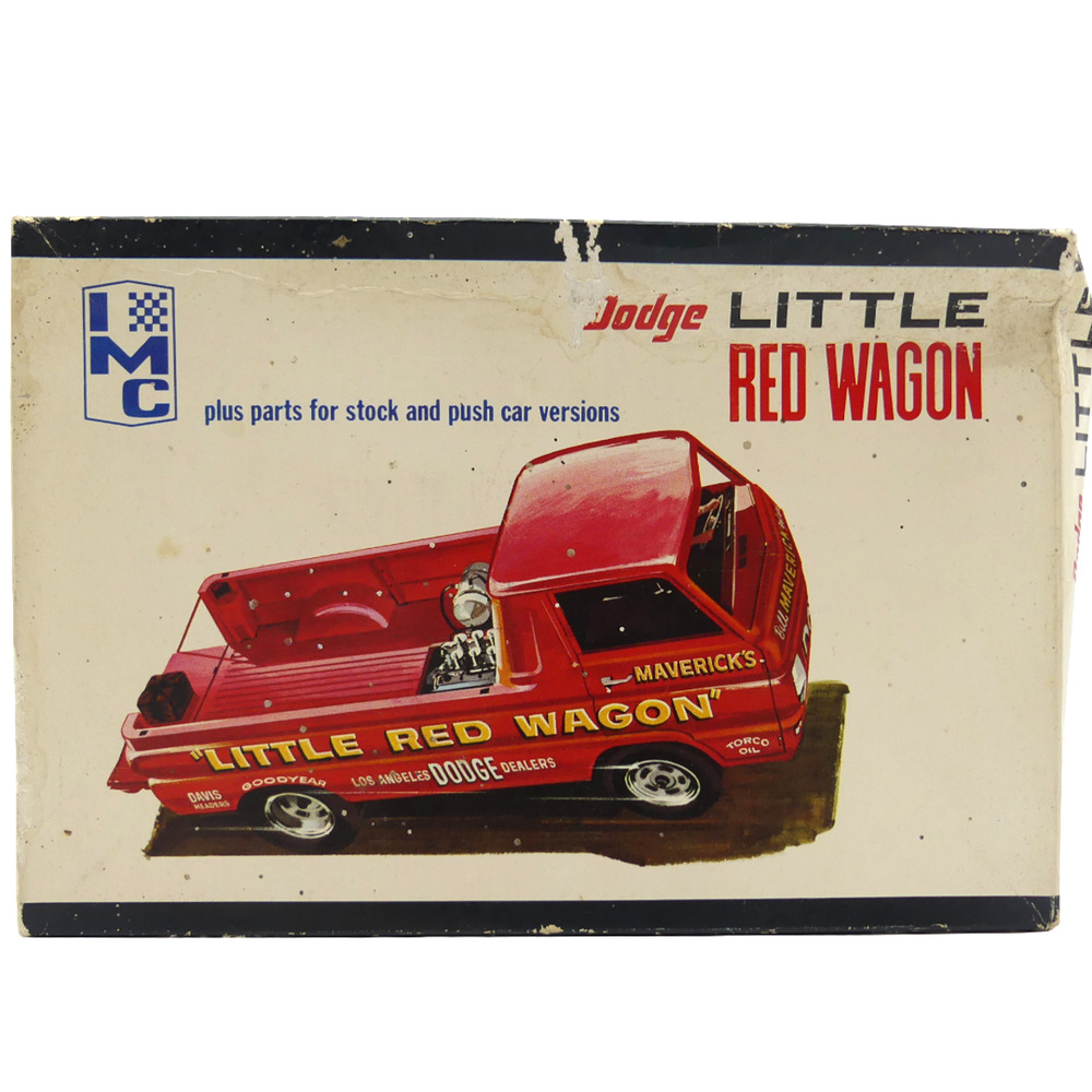 Vintage IMC Dodge Little Red Wagon 1/25 Dragn Truck Customizing Model kit